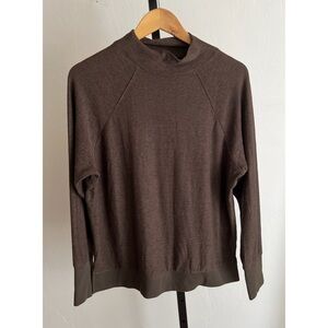 Richer Poorer Brown Mock Neck Sweater Small